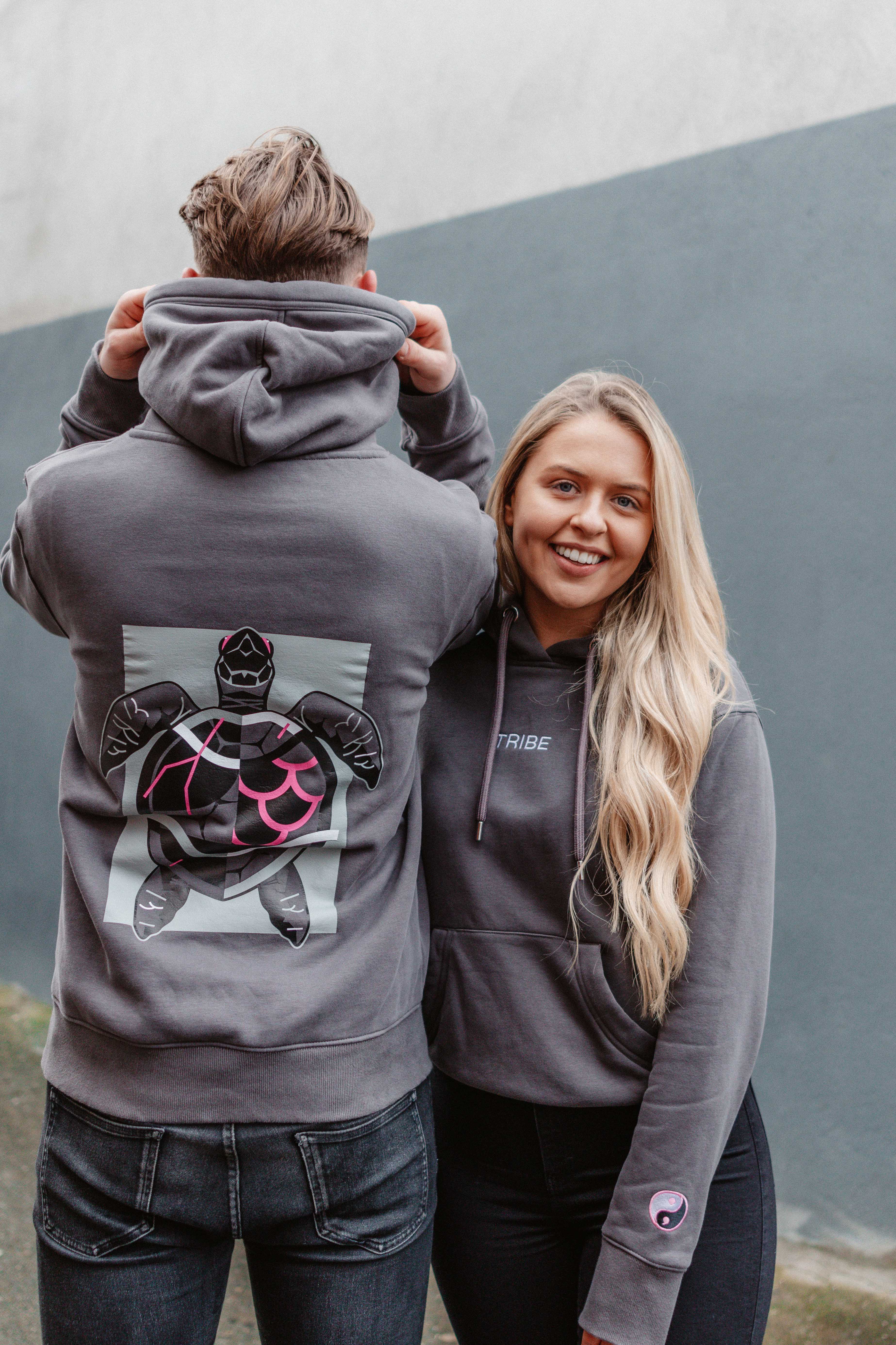 Tribe Limited Edition Dan Leo 'Turtle' Hoodie €60 all profits go to Jigsaw to support its work with youth mental health.

www.tribecharity.com/hoodie

For further information contact 
Mari O'Leary 01 6789888 - marioleary@olearypr.ie
